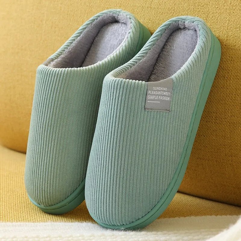Unisex Slippers With Ribbed Design | Indoor - Mason Luxor