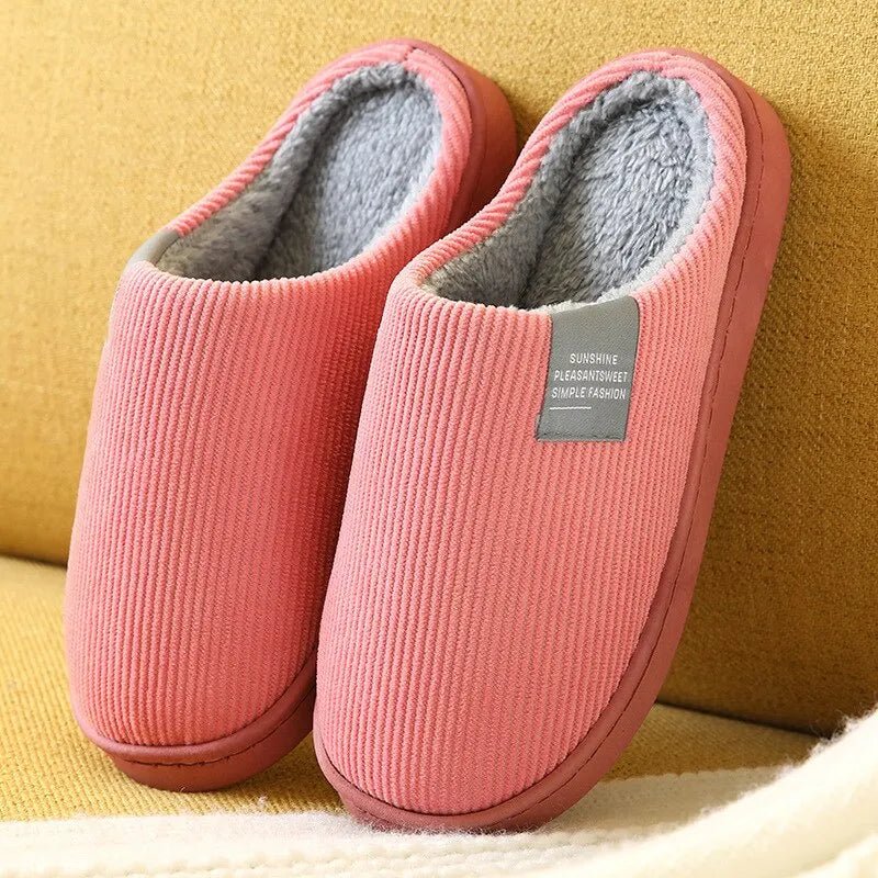 Unisex Slippers With Ribbed Design | Indoor - Mason Luxor