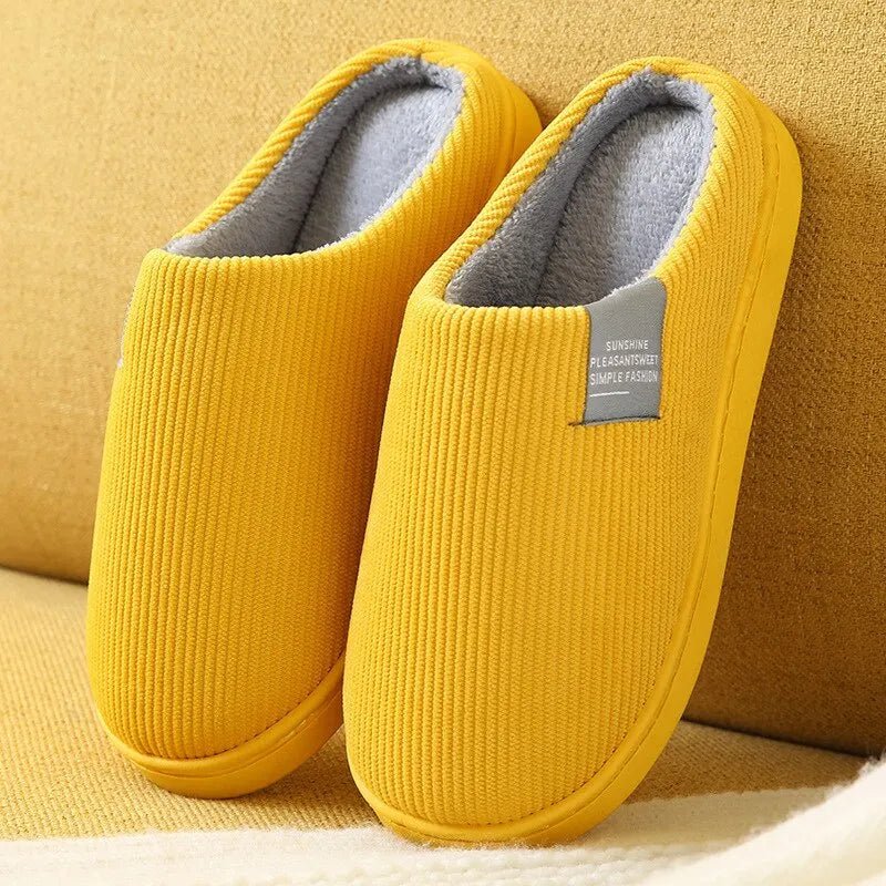 Unisex Slippers With Ribbed Design | Indoor - Mason Luxor