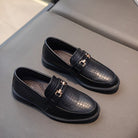 Veyro | Boys Vintage Slip - On Loafers – PU Leather Shoes - Mason Luxor