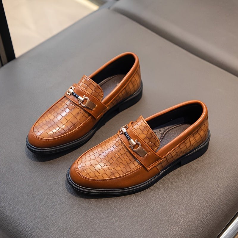 Veyro | Boys Vintage Slip - On Loafers – PU Leather Shoes - Mason Luxor