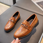 Veyro | Boys Vintage Slip - On Loafers – PU Leather Shoes - Mason Luxor