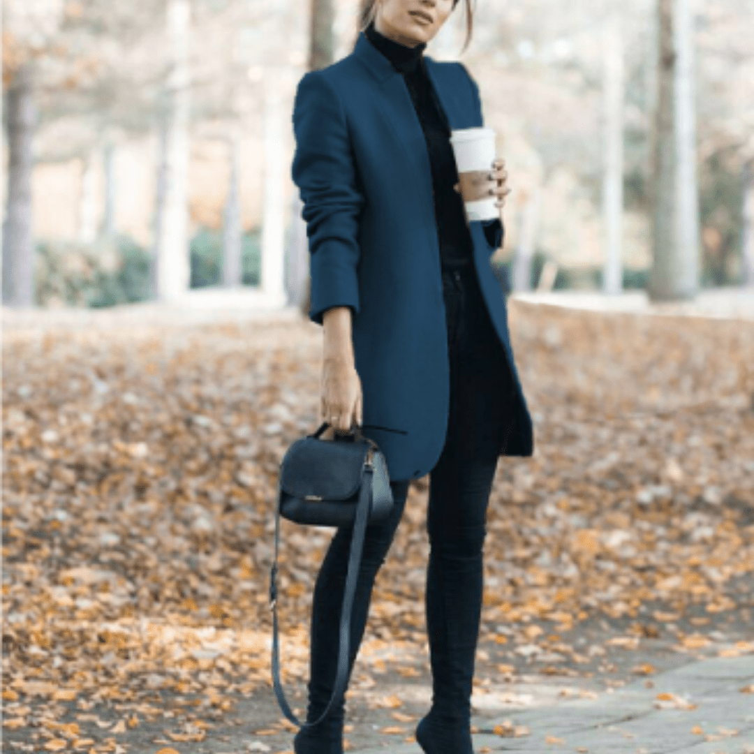 Women Winter Coats With Open Front | Short - Mason Luxor