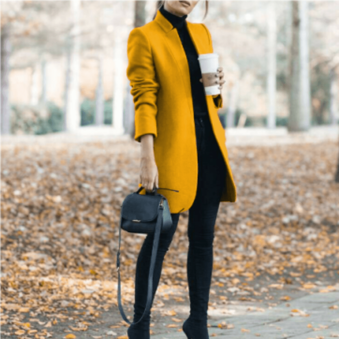 Women Winter Coats With Open Front | Short - Mason Luxor