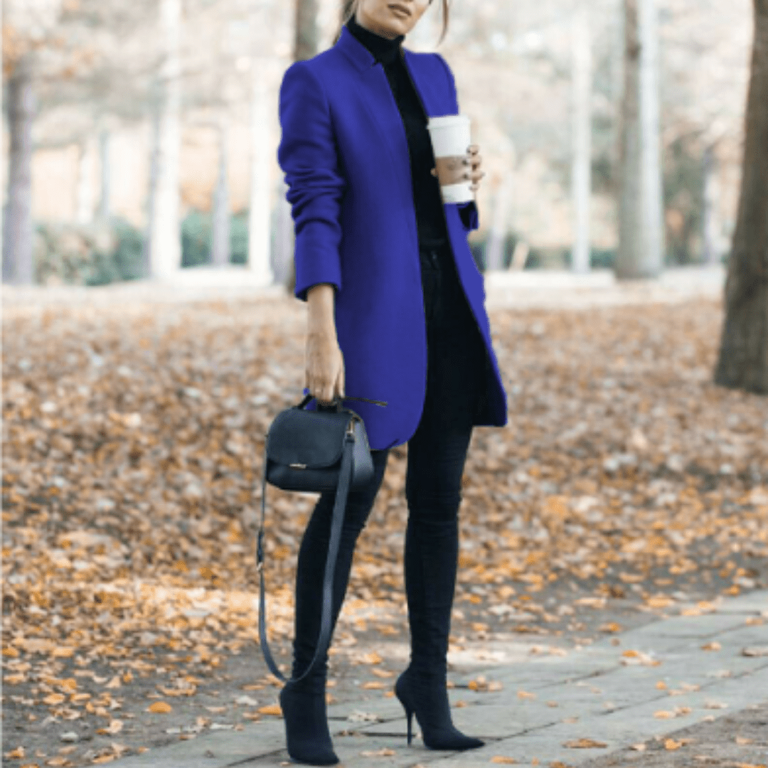 Women Winter Coats With Open Front | Short - Mason Luxor