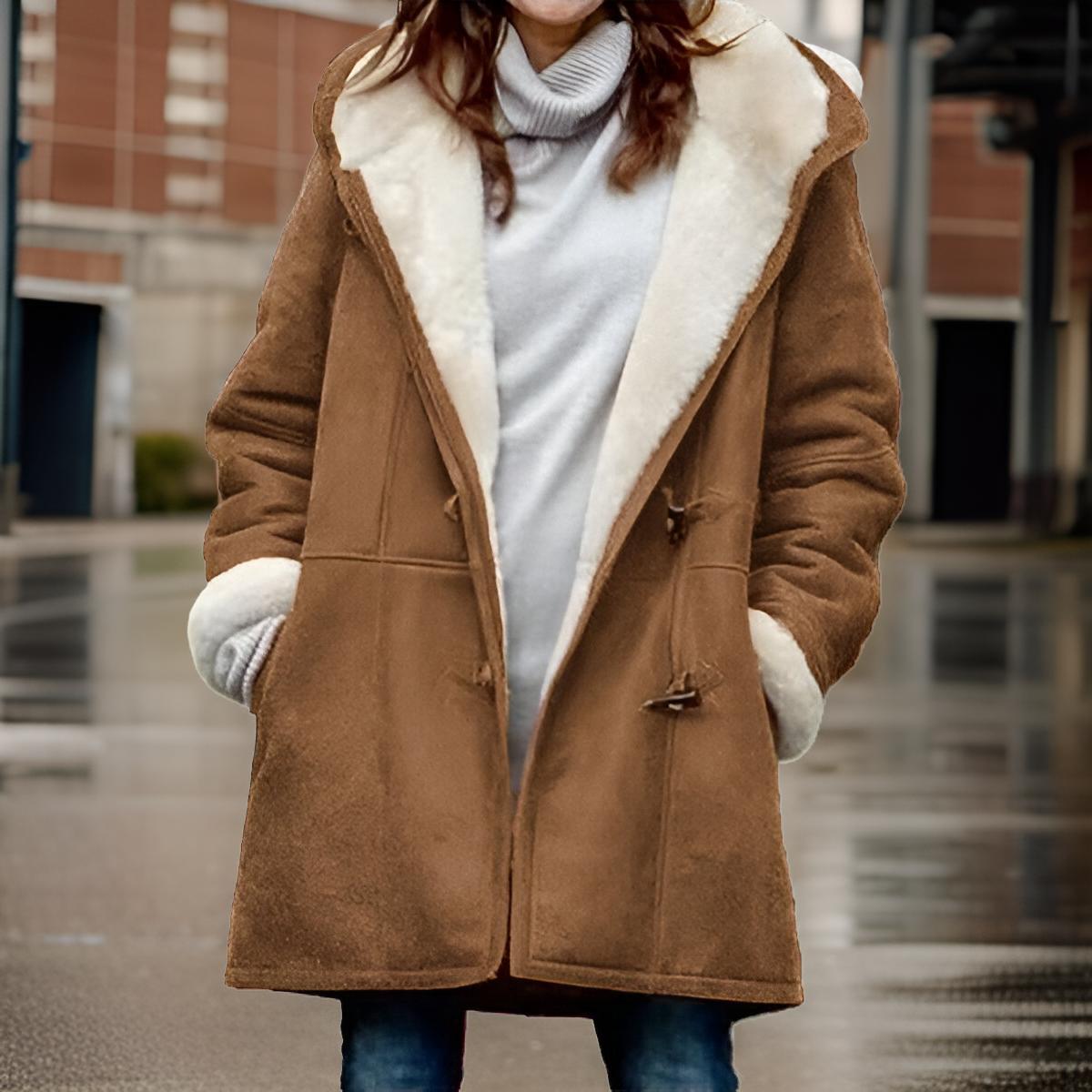 Women Winter Coats With Toggle Fastening | Hooded - Mason Luxor