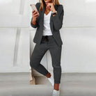 Women’s 2 - Piece Suits With Drawstring Trousers | Business - Mason Luxor