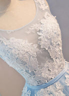 Women’s Blue Prom Dresses With Tulle Skirt | Party - Mason Luxor