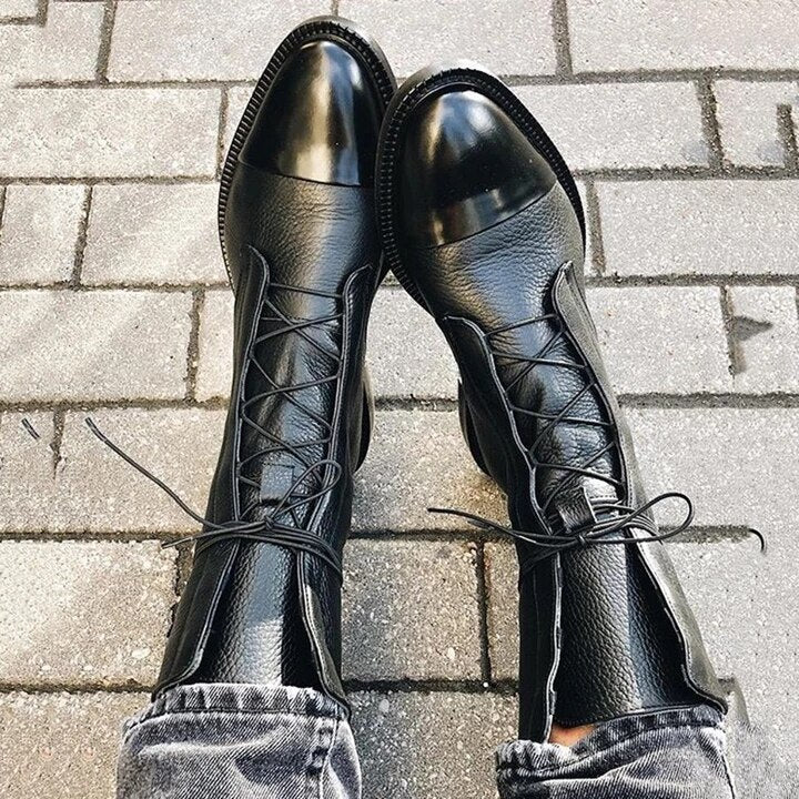 Women’s Boots With Cap Toe Design | Winter - Mason Luxor