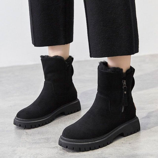 Women’s Boots With Side Zip Design | Winter - Mason Luxor