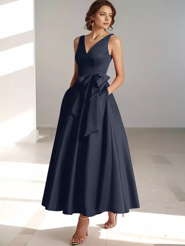Women’s Bridesmaid Dresses With Bow Waist Detail | Formal - Mason Luxor