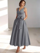 Women’s Bridesmaid Dresses With Bow Waist Detail | Formal - Mason Luxor