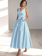 Women’s Bridesmaid Dresses With Bow Waist Detail | Formal - Mason Luxor
