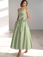Women’s Bridesmaid Dresses With Bow Waist Detail | Formal - Mason Luxor