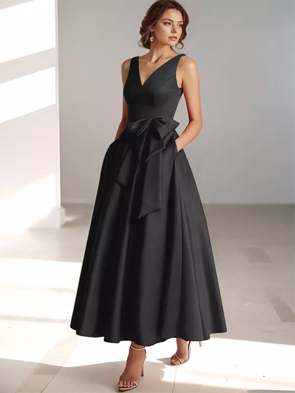 Women’s Bridesmaid Dresses With Bow Waist Detail | Formal - Mason Luxor