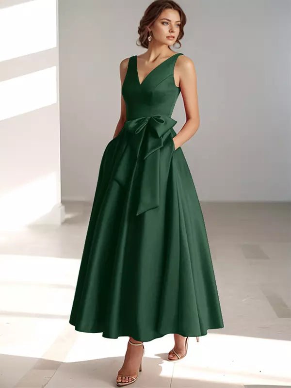 Women’s Bridesmaid Dresses With Bow Waist Detail | Formal - Mason Luxor