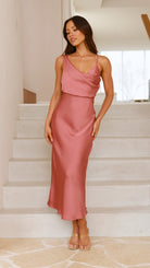 Women’s Bridesmaid Dresses With Cowl Neck Design | Summer - Mason Luxor