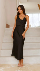 Women’s Bridesmaid Dresses With Cowl Neck Design | Summer - Mason Luxor