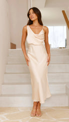 Women’s Bridesmaid Dresses With Cowl Neck Design | Summer - Mason Luxor
