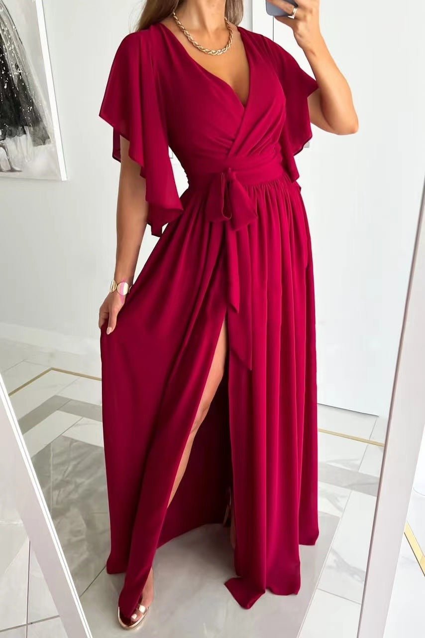 Women’s Bridesmaid Dresses With Flutter Sleeves | Summer - Mason Luxor