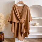 Women’s Cape With Wide Sleeves | Oversized - Mason Luxor