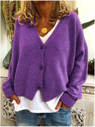 Women’s Cardigan With Button Front | Oversized - Mason Luxor