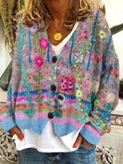 Women’s Cardigan With Embroidered Flowers | Vintage - Mason Luxor
