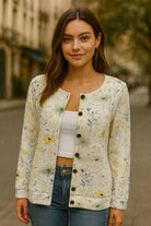 Women’s Cardigan With Floral Pattern | Vintage - Mason Luxor