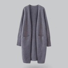Women’s Cardigan With Front Pockets | Longline - Mason Luxor