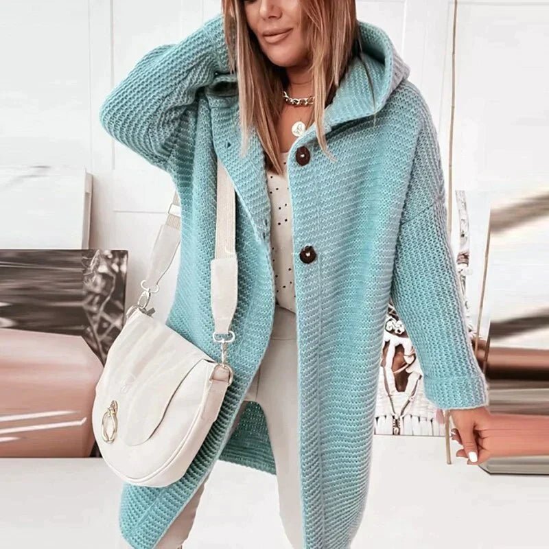 Women’s Cardigan With Hooded Design | Chunky - Mason Luxor