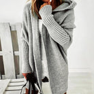 Women’s Cardigan With Hooded Knit Design | Oversized - Mason Luxor