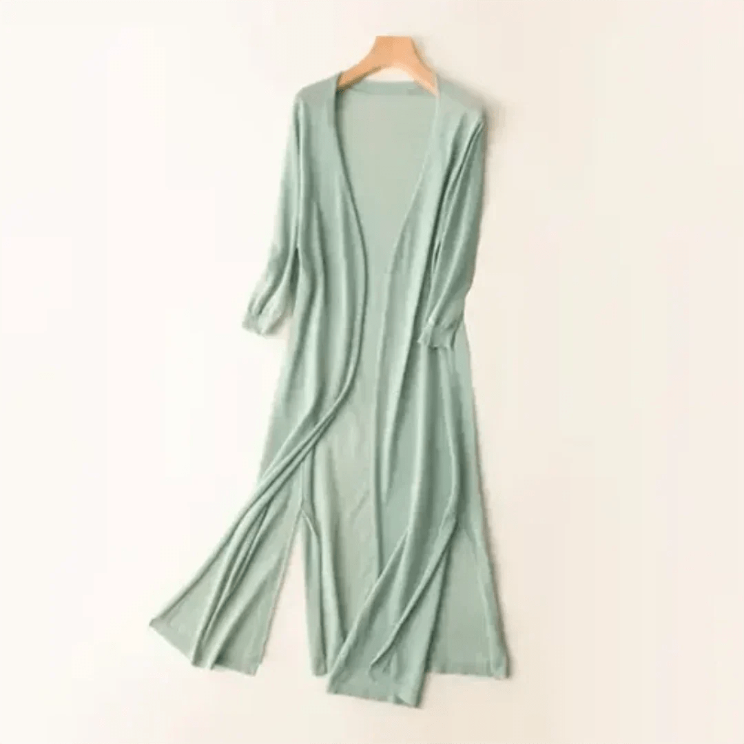 Women’s Cardigan With Side Slits | Longline - Mason Luxor