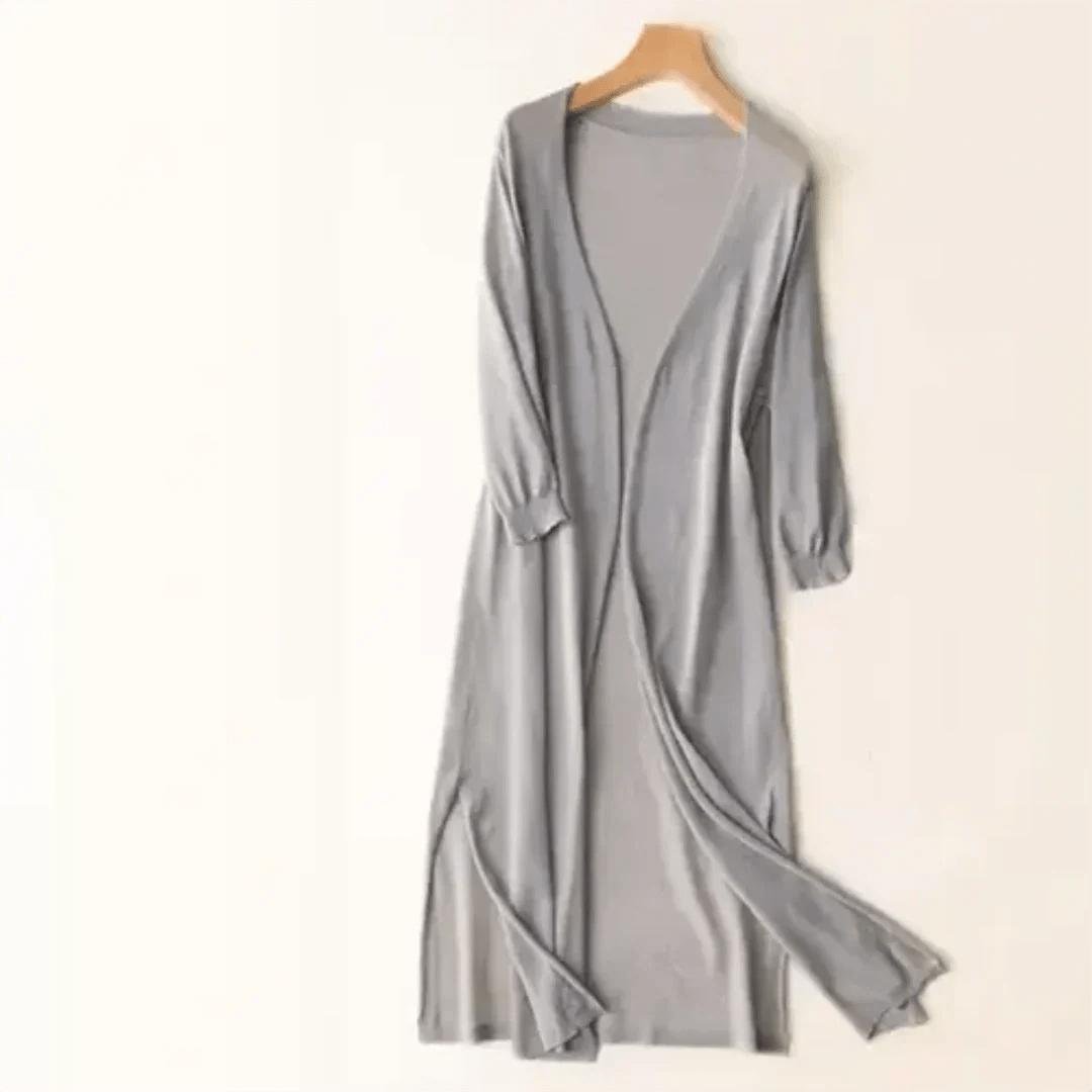 Women’s Cardigan With Side Slits | Longline - Mason Luxor