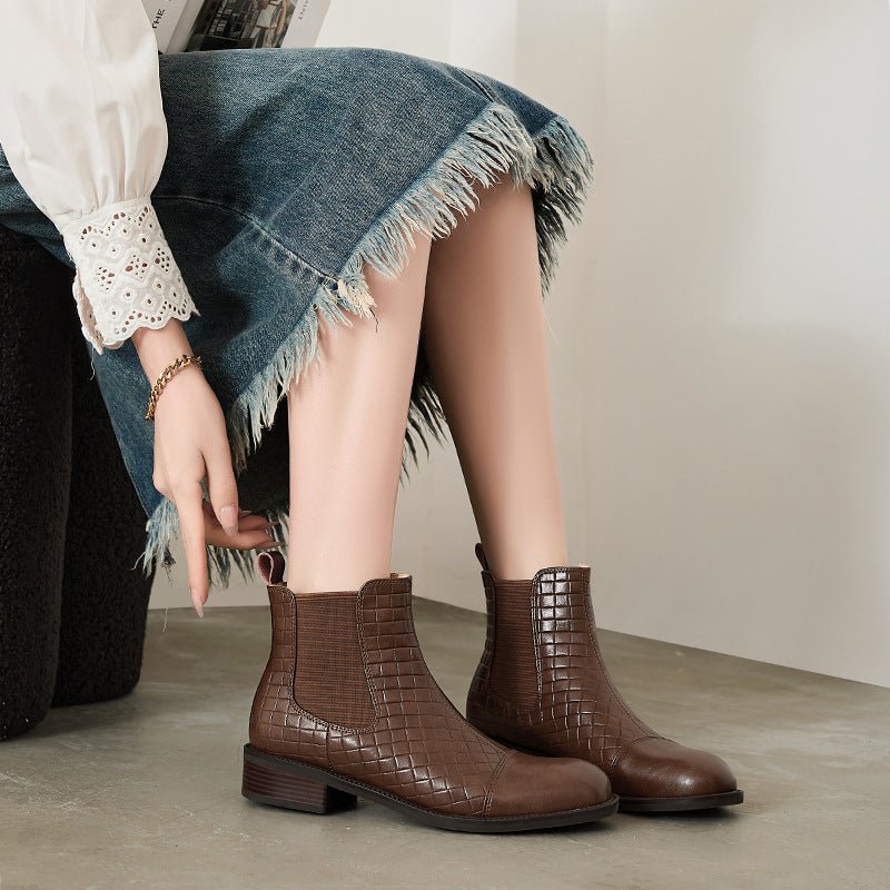 Women’s Chelsea Boots With Low Heel | Classic - Mason Luxor