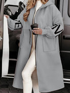 Women’s Coat With Hooded Design | Longline - Mason Luxor