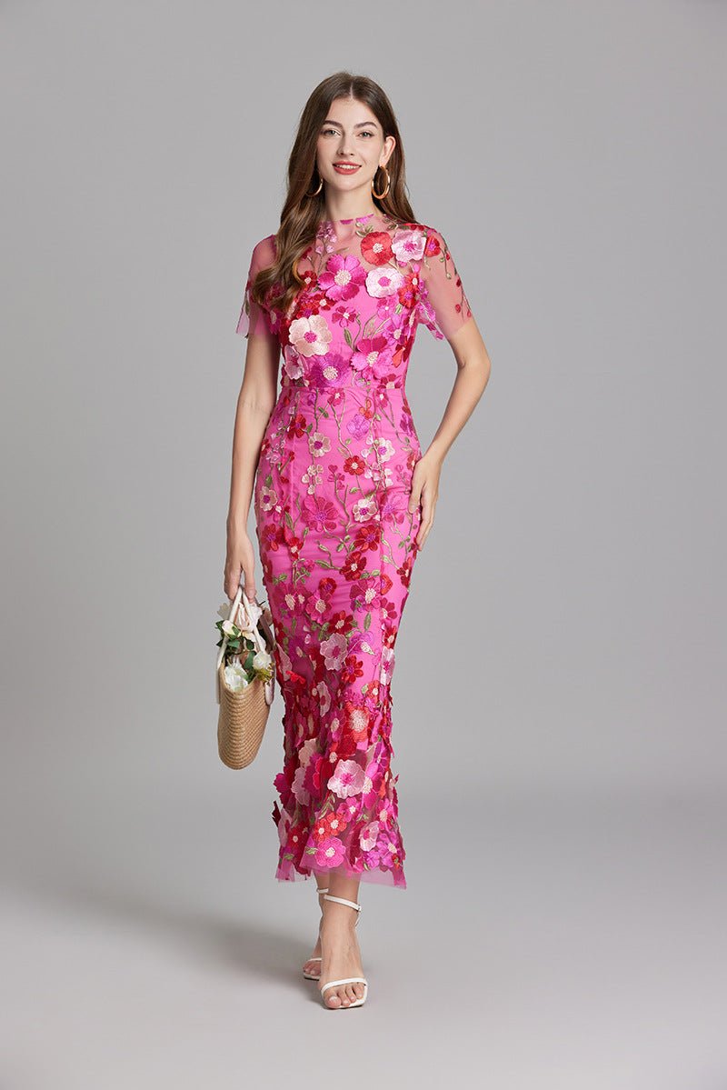 Women’s Cocktail Dresses With Floral Design | Formal - Mason Luxor
