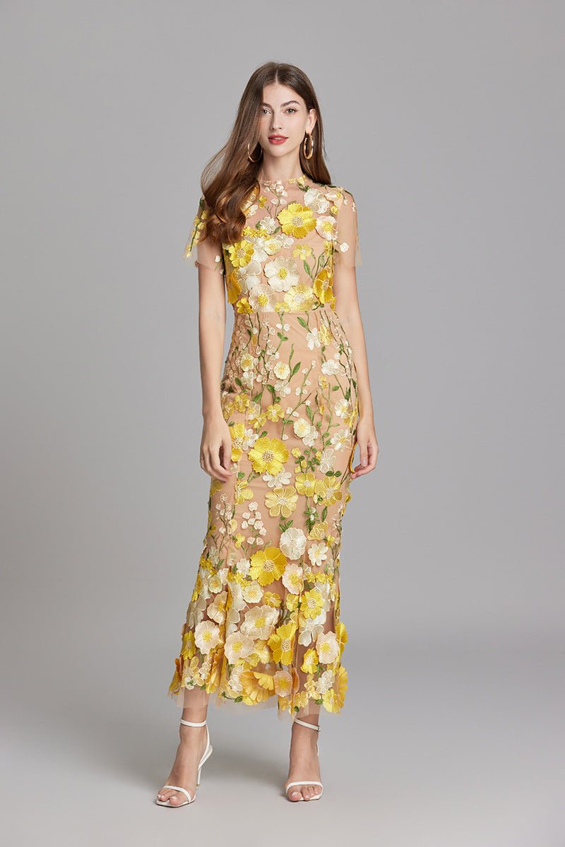 Women’s Cocktail Dresses With Floral Design | Formal - Mason Luxor
