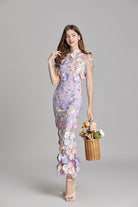 Women’s Cocktail Dresses With Floral Design | Formal - Mason Luxor