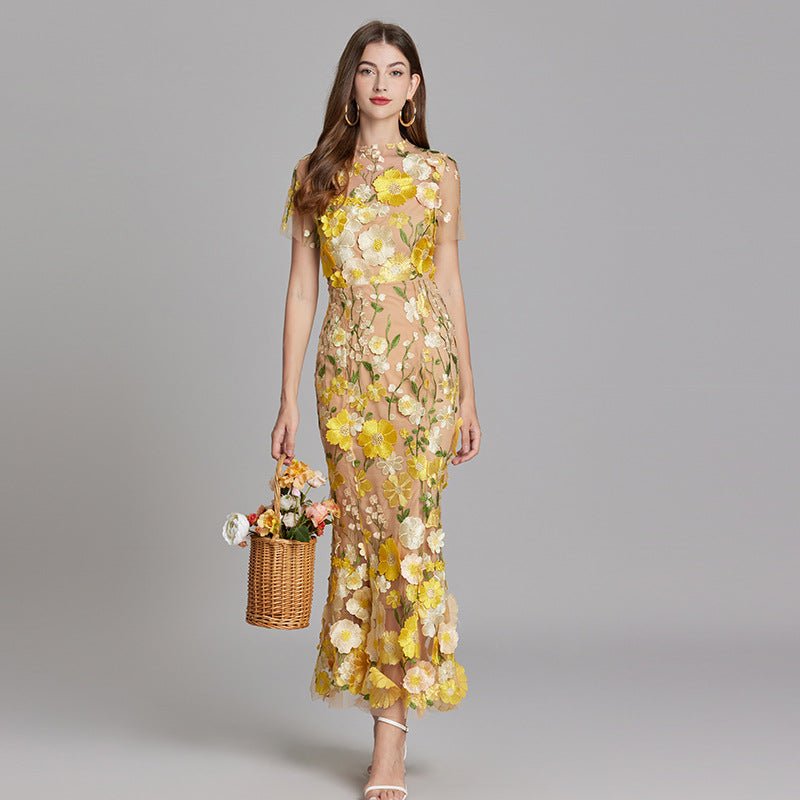 Women’s Cocktail Dresses With Floral Design | Formal - Mason Luxor
