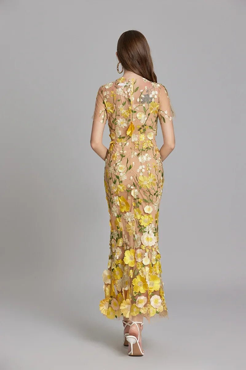 Women’s Cocktail Dresses With Floral Design | Formal - Mason Luxor