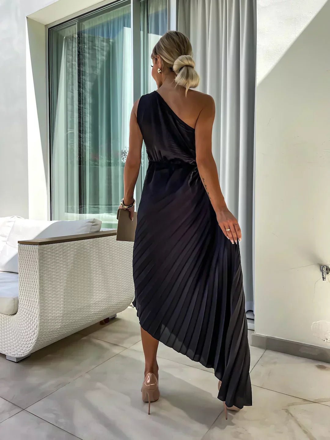 Women’s Cocktail Dresses With One Shoulder | Wedding Guest - Mason Luxor