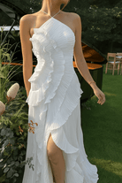 Women’s Cocktail Dresses With Pleated Ruffles | Evening - Mason Luxor