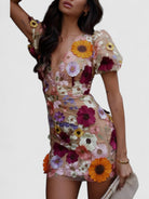 Women’s Cocktail Dresses With Puff Sleeves | Formal - Mason Luxor