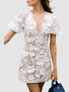 Women’s Cocktail Dresses With Puff Sleeves | Formal - Mason Luxor