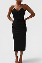 Women’s Cocktail Dresses With Ruched Waist | Party - Mason Luxor