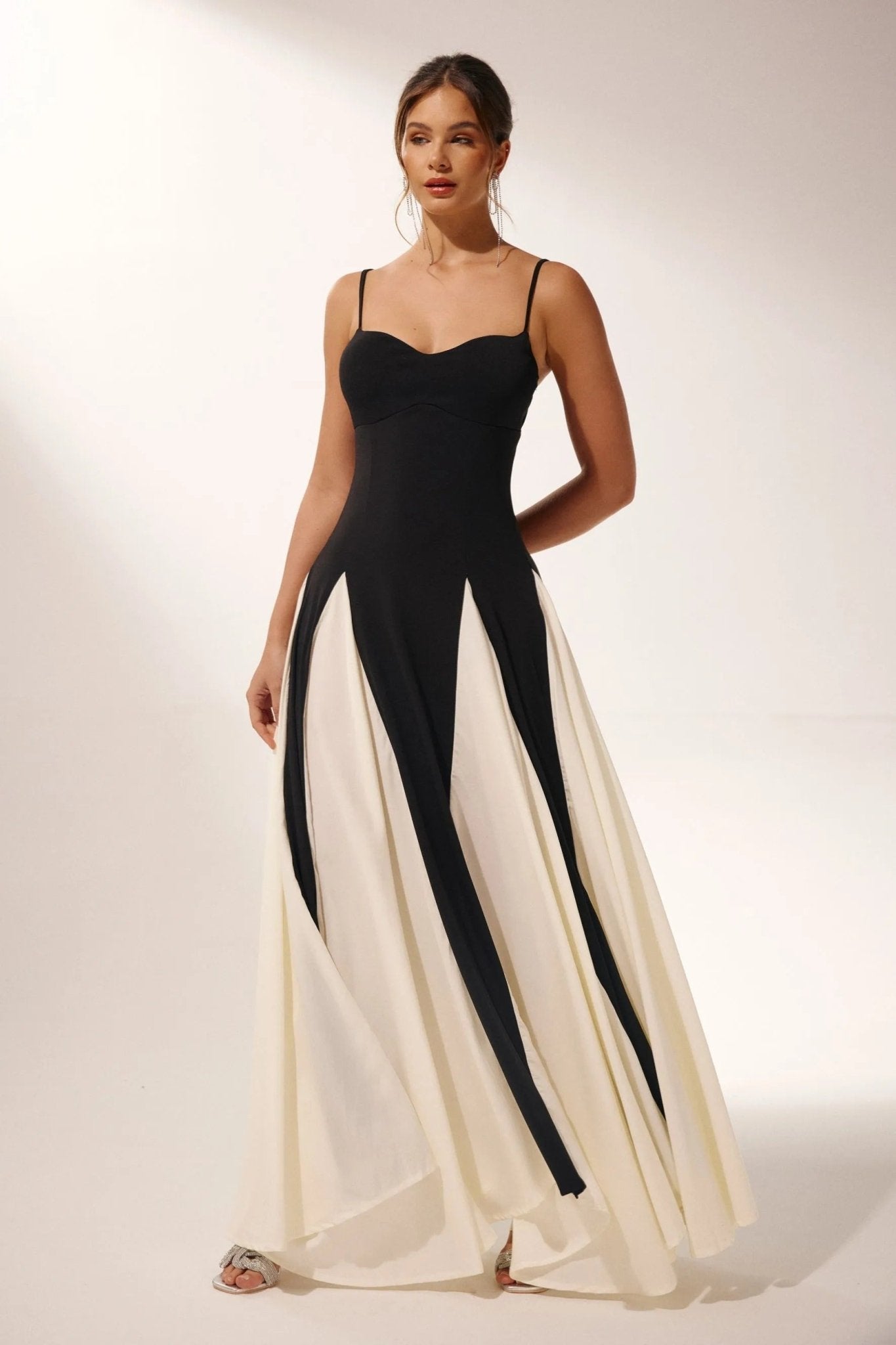 Women’s Cocktail Dresses With Two - Tone Design | Wedding Guest - Mason Luxor