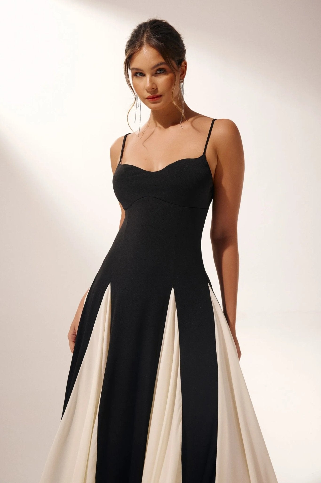 Women’s Cocktail Dresses With Two - Tone Design | Wedding Guest - Mason Luxor
