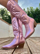 Women’s Cowboy Boots With Western Stitch Detail | Retro - Mason Luxor