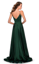 Women’s Dark Green Bridesmaid Dresses With V Neck Design | Evening - Mason Luxor