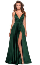 Women’s Dark Green Bridesmaid Dresses With V Neck Design | Evening - Mason Luxor